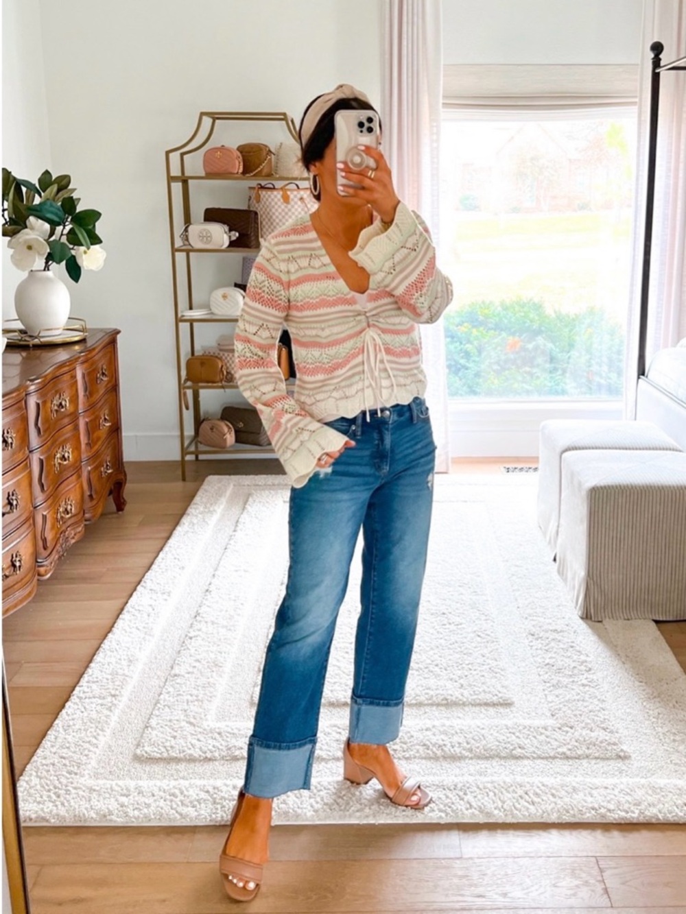 Scoop Relaxed Boyfriend Jeans with Cuffed Hem